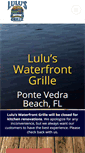 Mobile Screenshot of luluswaterfrontgrille.com